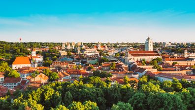 Utsikt över Vilnius