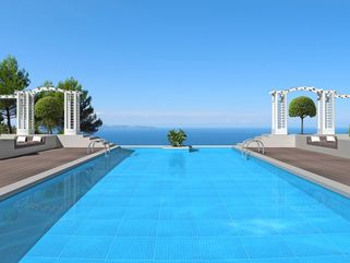 Hotellpool på Mallorca