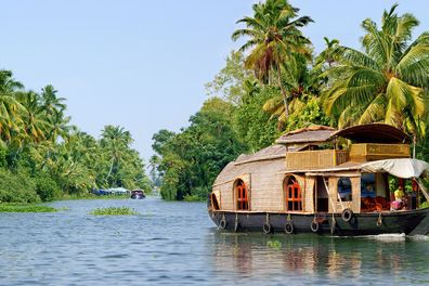 Backwaters i Kerala, Indien
