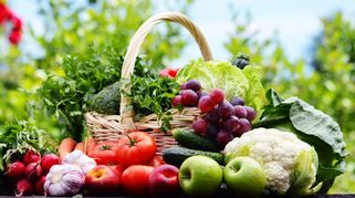 Basfasta, detox, frukt och grönsaker