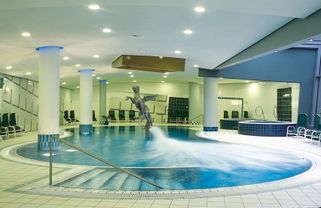 Binnenbad met thermaal water in Grand Hotel Sava