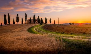 the beautiful landscape of tuscany where many health spa hotels in italy are located