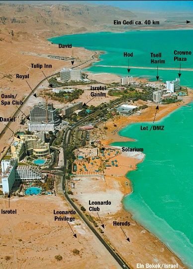 Hotels aan de Dode Zee in Israël, Ein Bokek